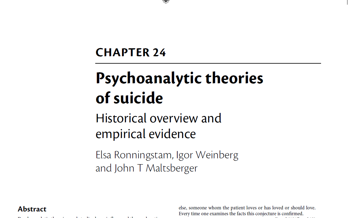 Screenshot 2026-06-13 104904 Psychoanalytic theories of suicide - تصویر 1