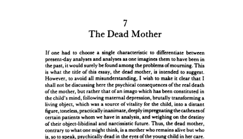 The Dead Mother -  ON PRIVATE MADNESS