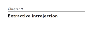 Extractive introjection