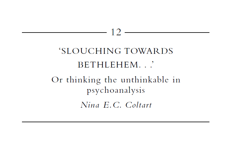 Screenshot 2026-07-28 121822 SLOUCHING TOWARDS BETHLEHEM Or thinking the unthinkable in psychoanalysis - تصویر 1