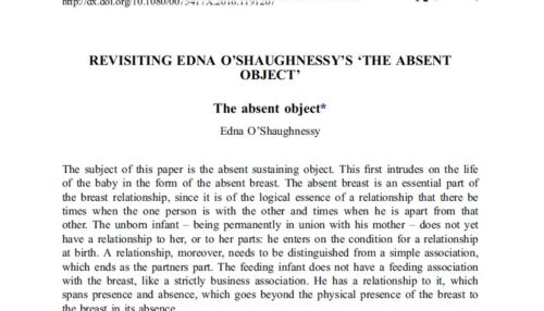 The absent object