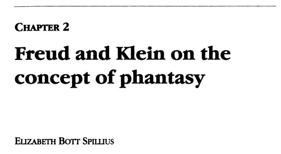 ScreenHunter 43 Freud and Klein on the Concept of Phantasy - تصویر 1