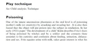 Play technique See Child analysis; Technique
