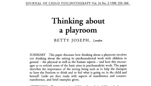 Thinking about a playroom