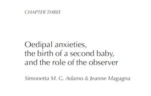 Oedipal anxieties, the birth of a second baby, and the role of the observer