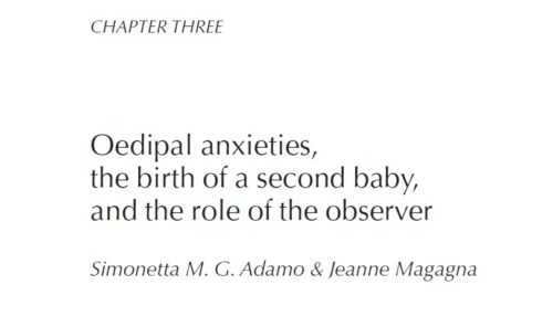 Oedipal anxieties, the birth of a second baby, and the role of the observer
