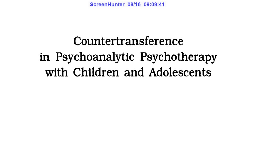 ScreenHunter 87 Countertransference in Psychoanalytic Psychotherapy with Children and Adolescents - تصویر 1