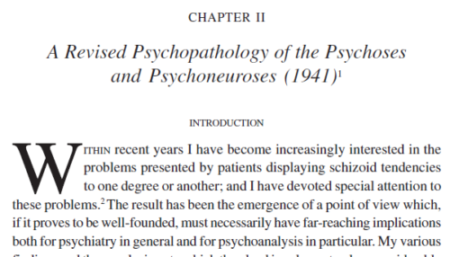 A Revised Psychopathology of the Psychoses and Psychoneuroses
