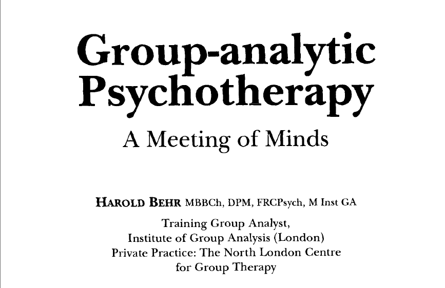 Screenshot 2026-08-16 201800 Group-Analytic Psychotherapy: A Meeting of Minds - تصویر 1