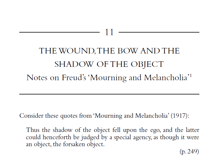 Screenshot 2026-09-26 001728 The Wound, the Bow and the Shadow of the Object: Notes on Freud’s ‘Mourning and Melancholia’ - تصویر 1